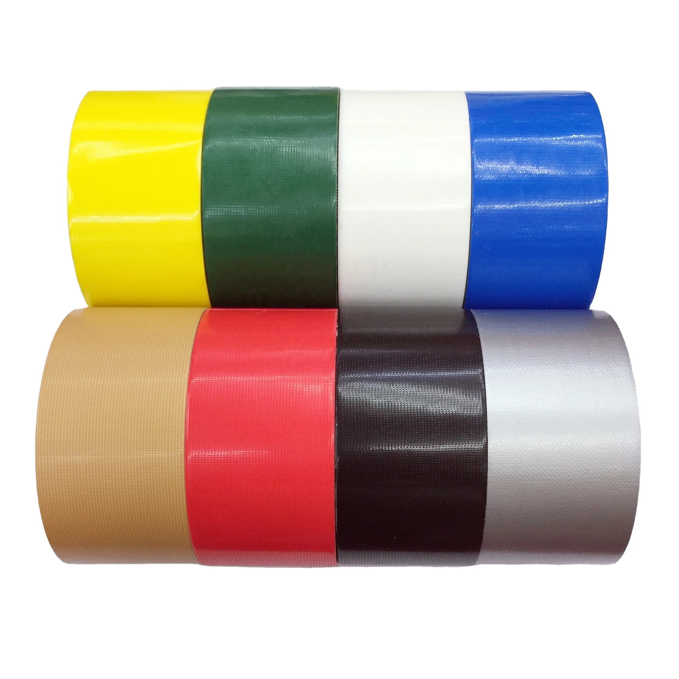 India hot sale strong sticky silver PE duct tape water-proof packing tape black book and carpet binding adhesive cloth tape