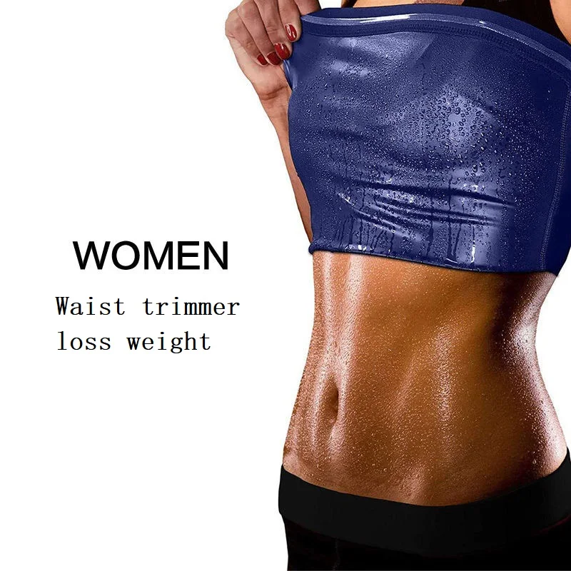 wrap hombre heat trapping shirt mens sweat shaper sauna running sports fat burning waist trimmers man sweat body shaper