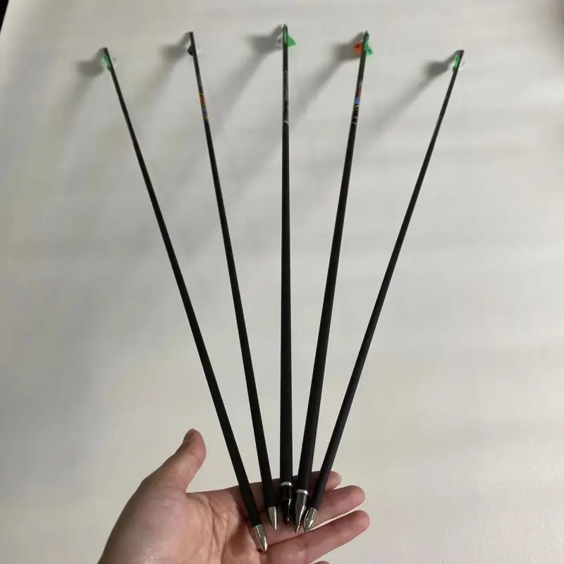 Carbon Arrow Brass Insert Bow And For Fishing Professional Crossbow Hunting Arrows With Feathera Buy Extension Rippa