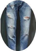 Ripped Jeans Making Machine for Sale Single Position Jeans Damaging Machine
