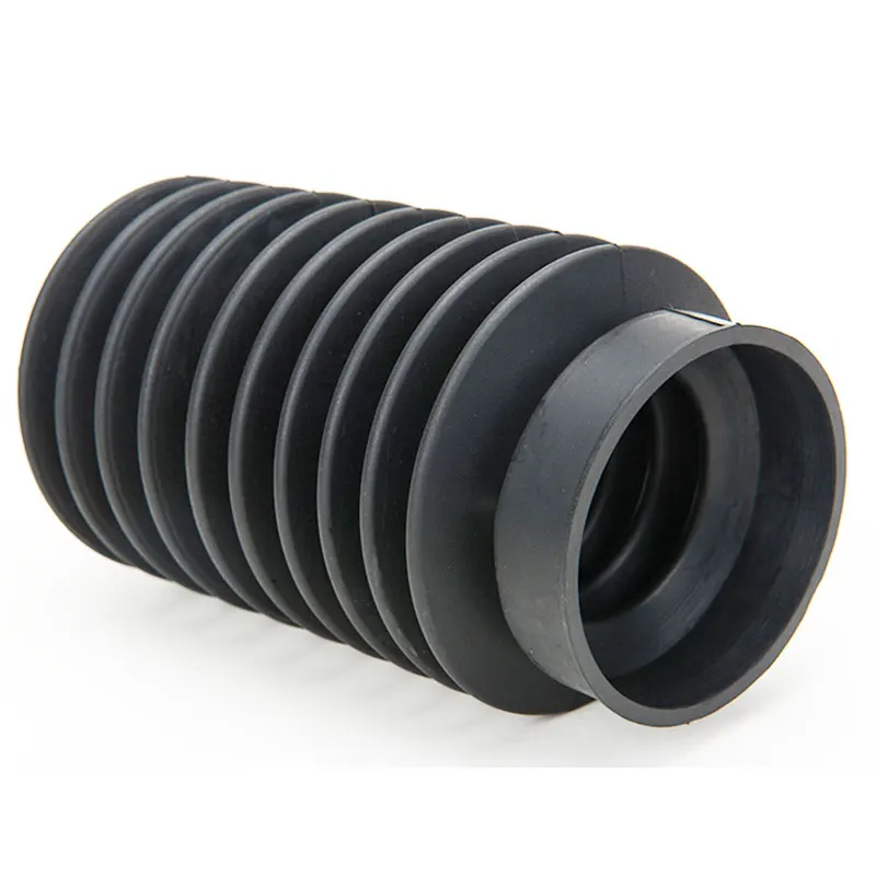 rubber bellow dust cover mold suction EPDM NBR FKM silicone with cuff end corrugated