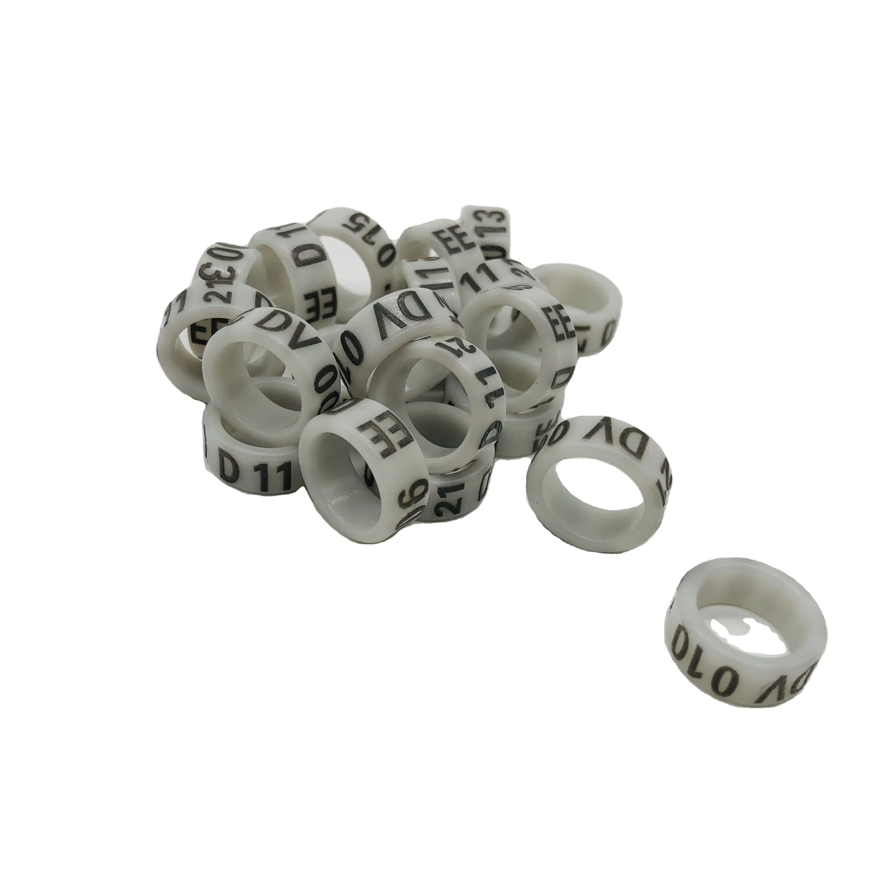 New luminous multi size pigeon rings for sale Pigeon Feet Ring rings for pigeon