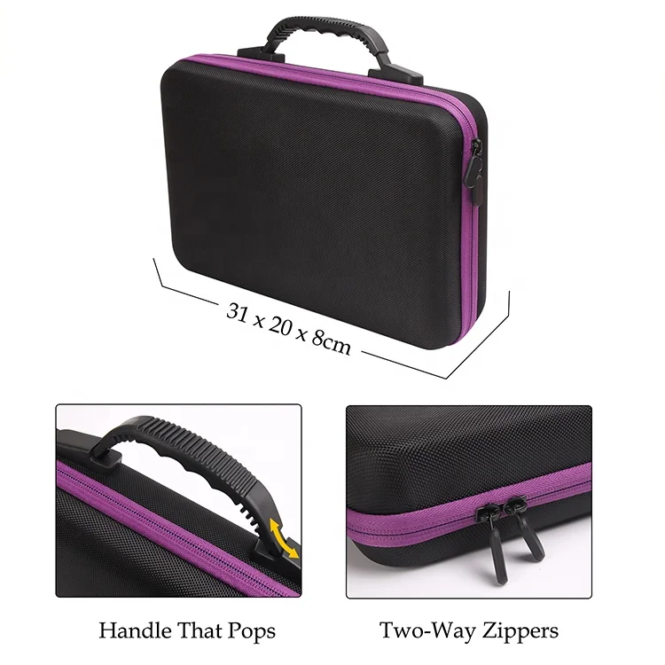 142pcs 5D Diamond Painting Tools Set 60 Slots Diamond Embroidery Box Diamond Painting Storage Case with Grids Jars Containers