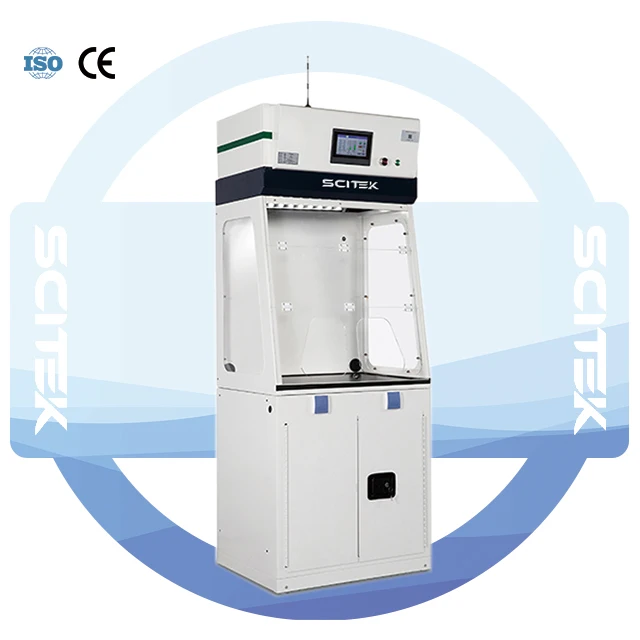 SCITEK Factory Price Ductless Fume Hood Double-Layer Filters Touch Screen benchtop lab fume hood