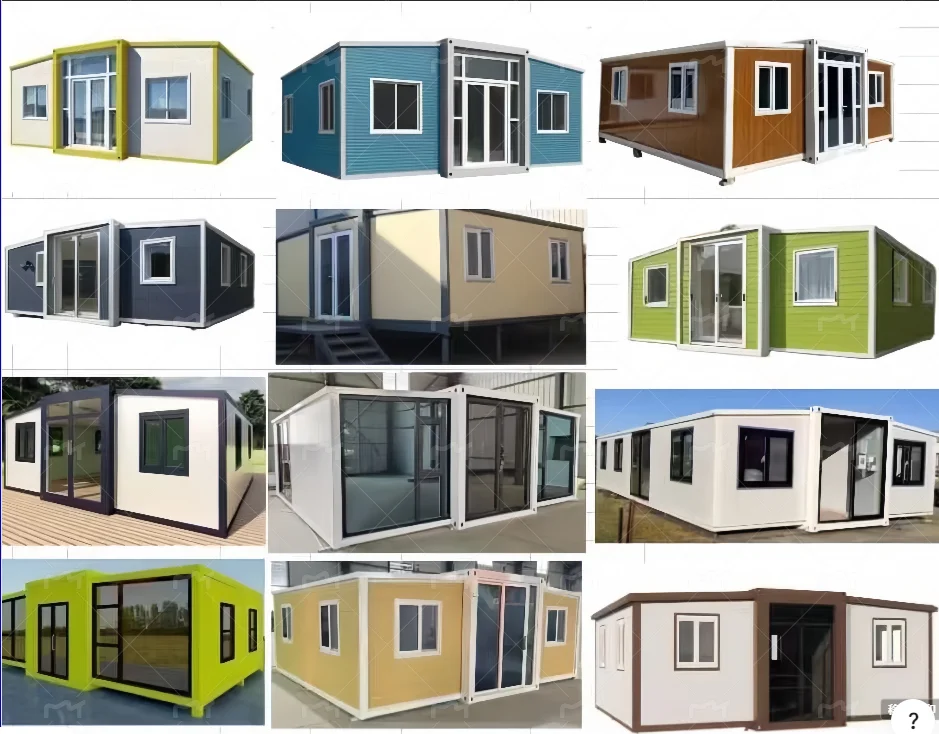 Fast Build 40 Ft 20 Prefab Container Expandable House Light Steel Portable Prefabricated Home 2 3 4 5 Bedroom With Toilet