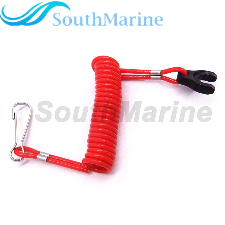 353068210 353-06821-0 353068210M Kill Stop Switch Safety Lanyard Cord for Tohatsu Nissan Outboard Motor