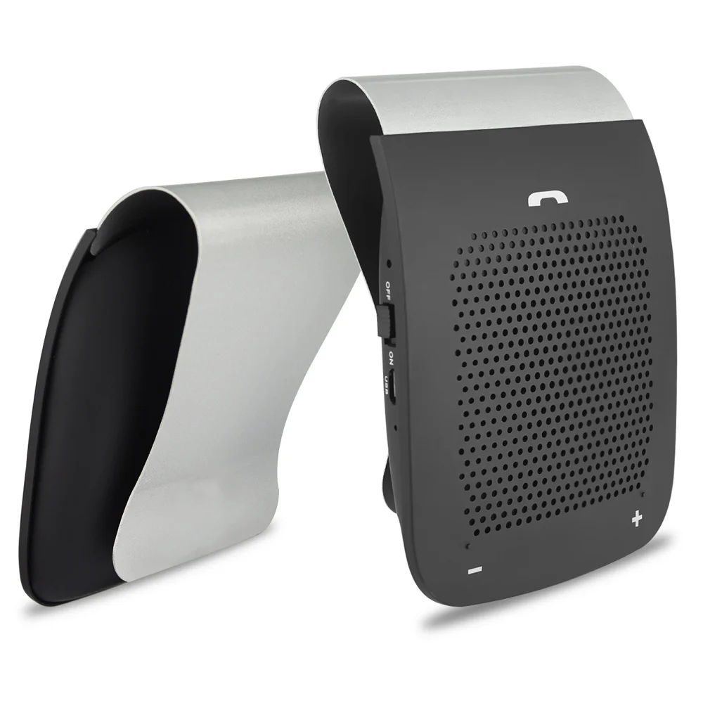 Kinlan Portable Tws Speaker Hands Free Wireless Car Speakers Wireless Bluetooth Speaker With Clip Design Wireless Bt Car Kits