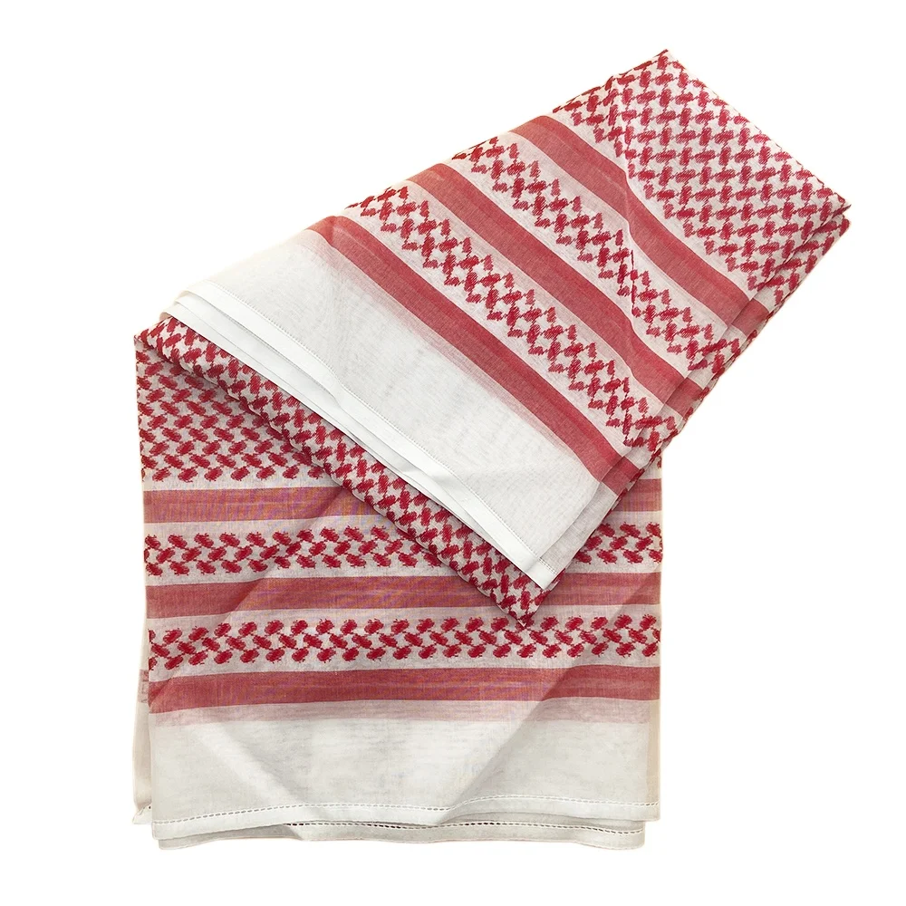 
New fashion new product custom design luxury ladies knitted scarf square red and white plaid luxury scarf 
