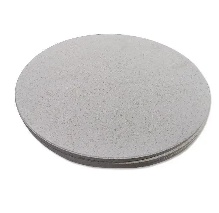 For Ovens Placca Refrattaria Refrattario Rotonda Cordierite Plates Ceramic Pizza Stone