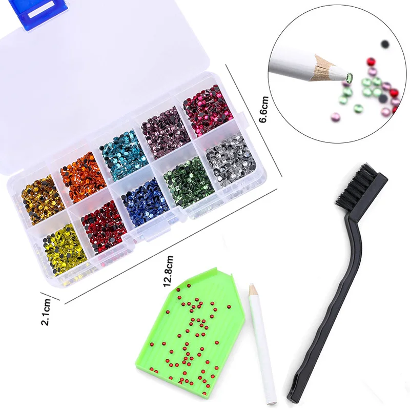 Cheap Factory Directly Sale Fast Heating Press Hot Fix Rhinestone Applicator Accessories Kit for Wedding Dress Shoes Crystal DIY