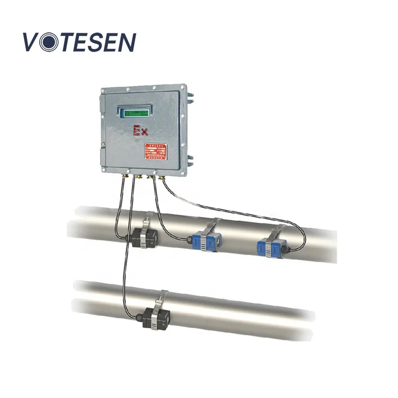 Ultrasonic Flow Meter with plug in ultrasonic insertion sensor,RS485 portable water ultrasonic flow meter