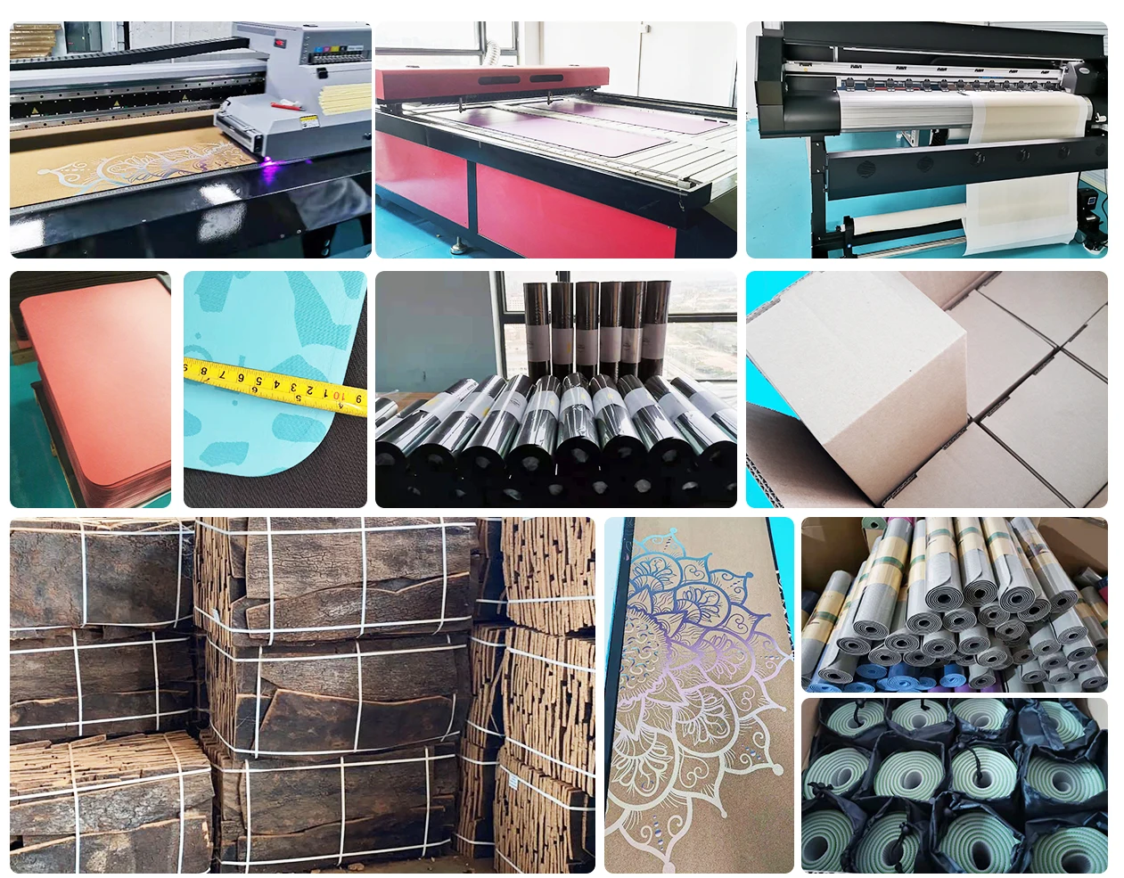 Natural Rubber exercise Yoga mat 100% recyclable absorbent Polyurethane Vegan leather Yoga Mats manufacturer