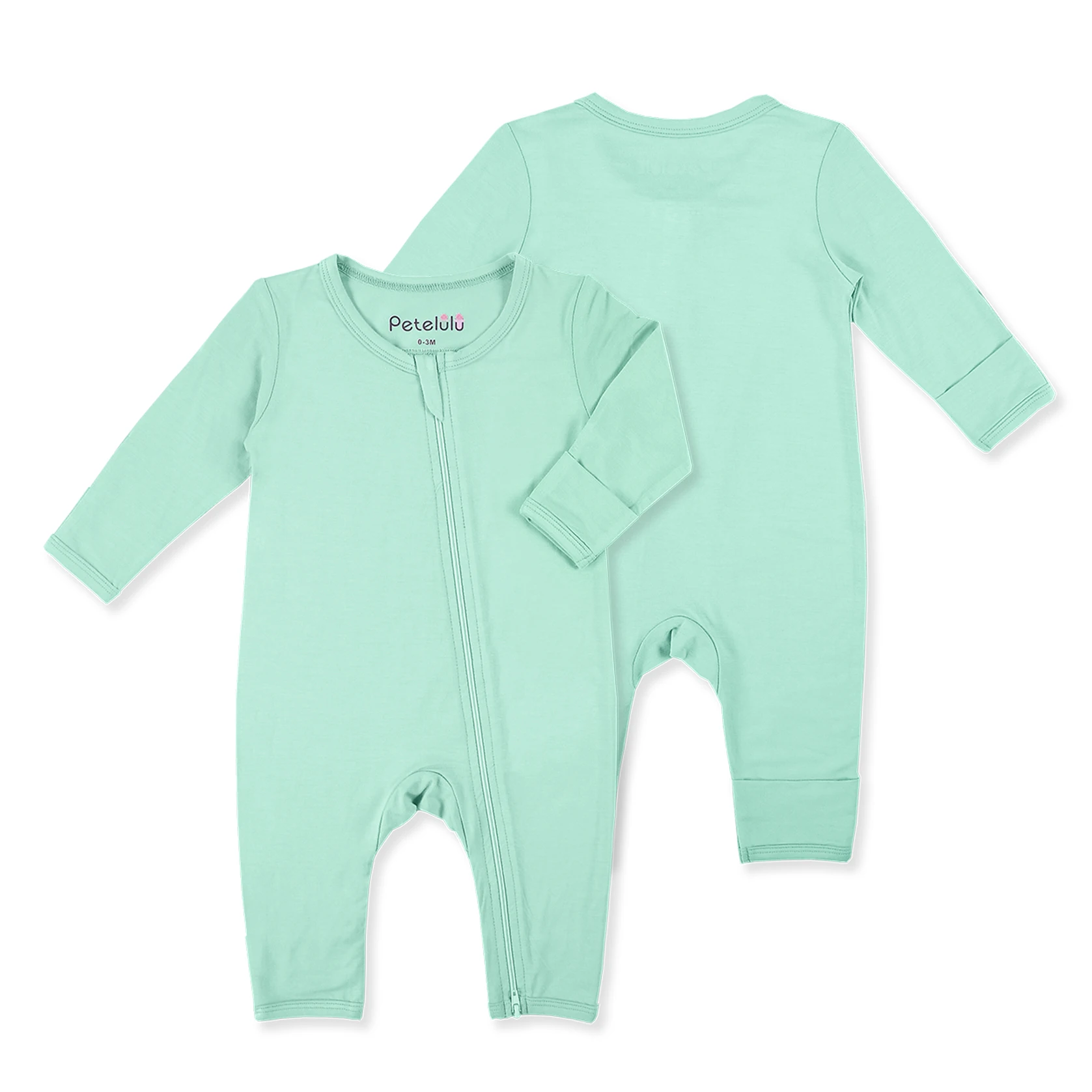 Baby Zipper Romper  Clothes For Baby New Cute Long Sleeve For Baby Winter 100% Bamboo fiber cloth  Unisex
