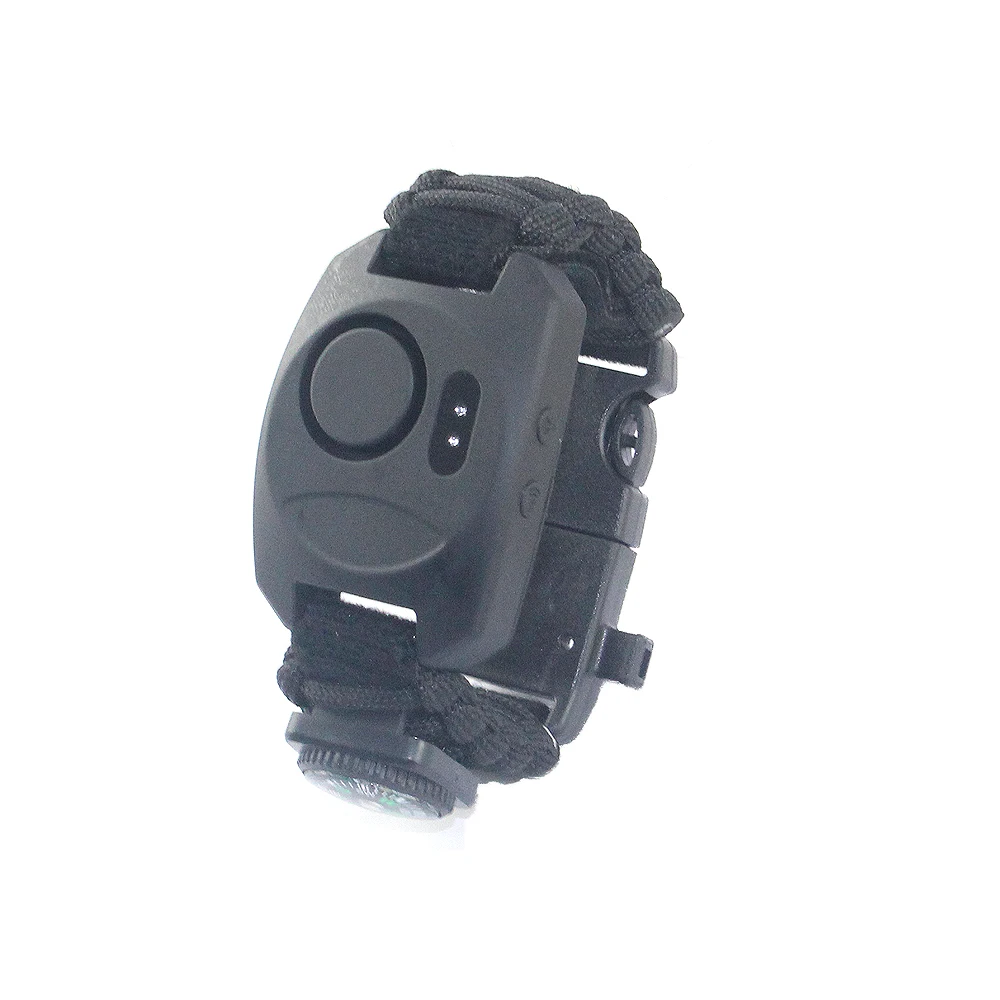 Tactical Sos Outdoor Survival Paracord Bracelet Accessories, Multifunctional Paracord Watch Alarm Paracord Bracelet