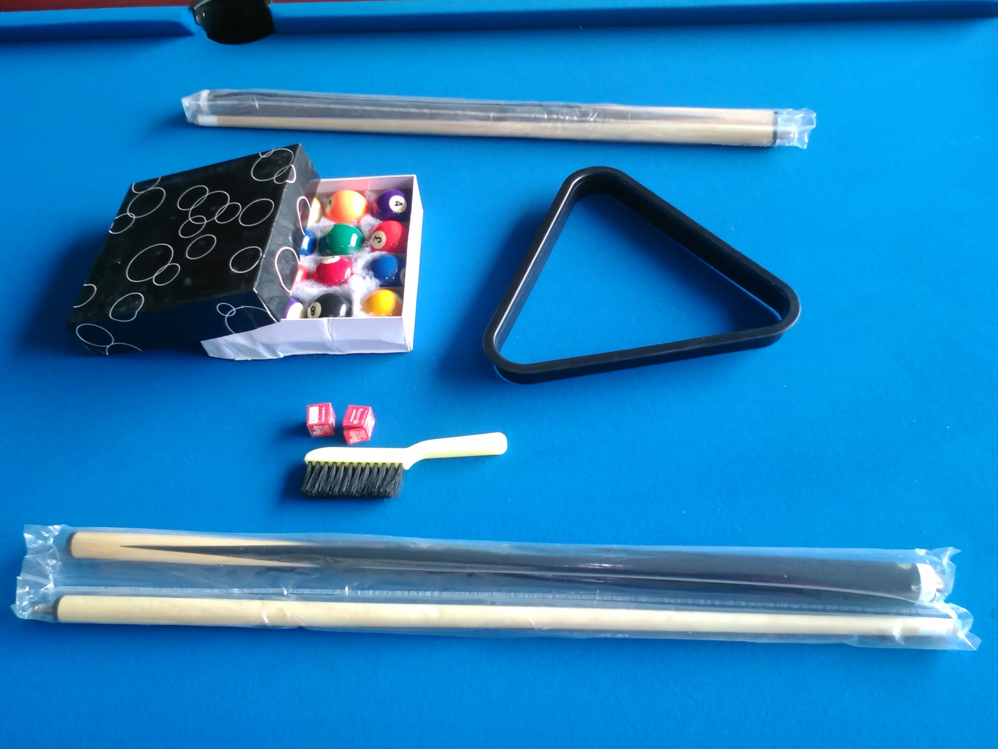 Billiard Rack Triangle For 1.25' Miniature Small Mini Pool Balls Billiard