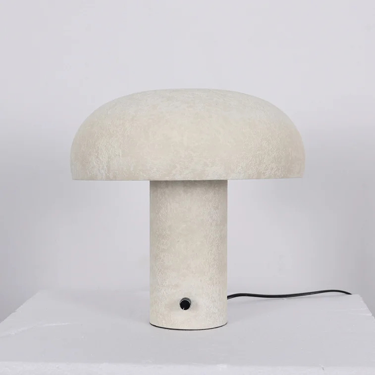 Wholesale Designer Nordic Plastic Home Hotel Bedroom Decorative Bedside Luxury Modern Led Mushroom Table Lamp For Reading Room