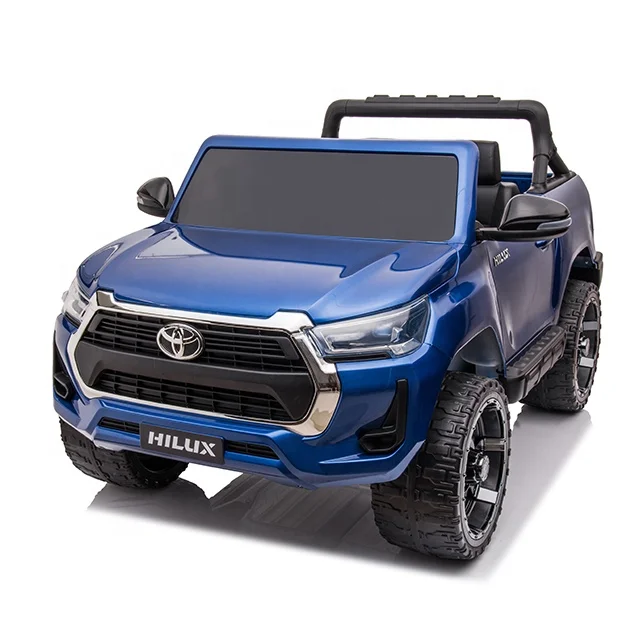 Лицензированный Toyota Hilux ездить на гелиевые АКБ для мотоциклов Заводские 12В Машинки Игрушки детей электрический автомобиль