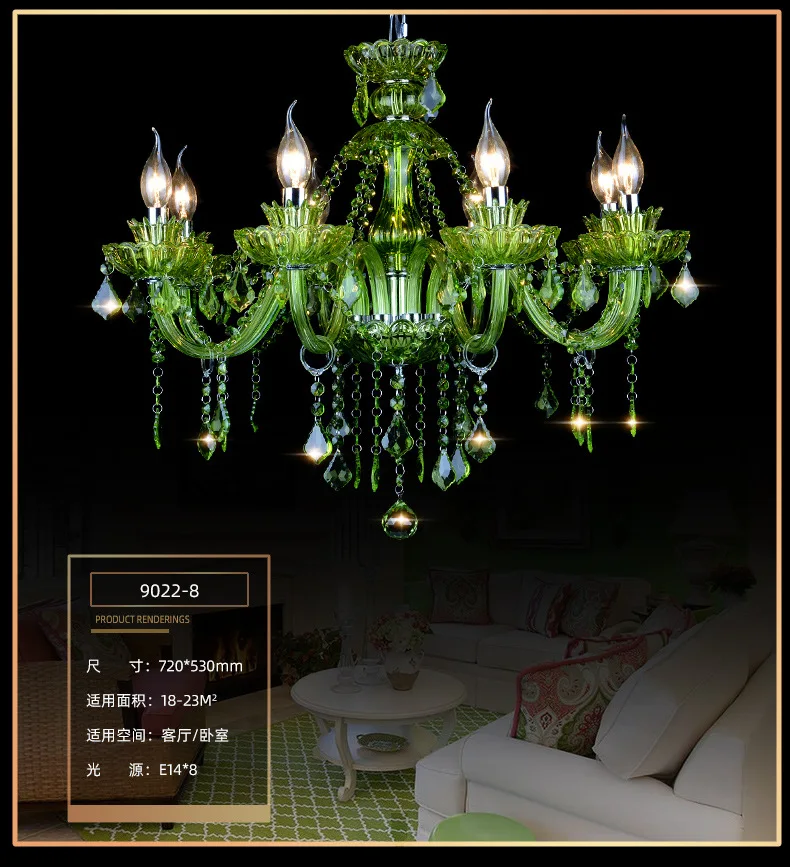 Hot Sale Stained Glass Lampshade With Crystal Antique Style Table Reading Light Tiffany Lamp For Living Bedside/Bedroom/Cafe