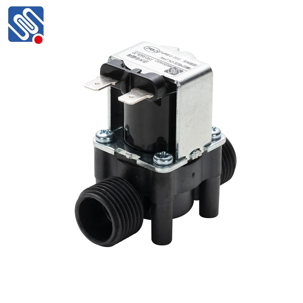 Meishuo FPD360L20 micro solenoid plastic 220v ac 1/2 inch water valve for washing machine