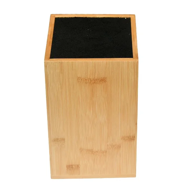Acacia Wood Knife Holder Block Multifunctional Knife Storage and Sliver Kitchenware Placement Magnetic Knife Rack