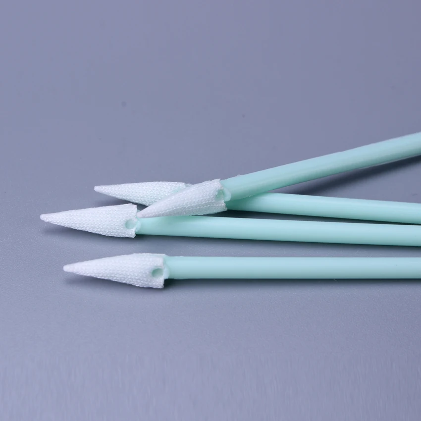 Industrial Lint Free Flexible Tip Pointed Polyester Head Cleanroom Cleaning Swabs for Film Camera Sensor & Lens cleaning
