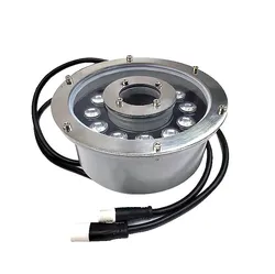 304LSS LED Underwater fountain light outdoor waterproof DMX512 donut IP68 waterproof 18pcs 2W RGB Floating LED Fountain Light