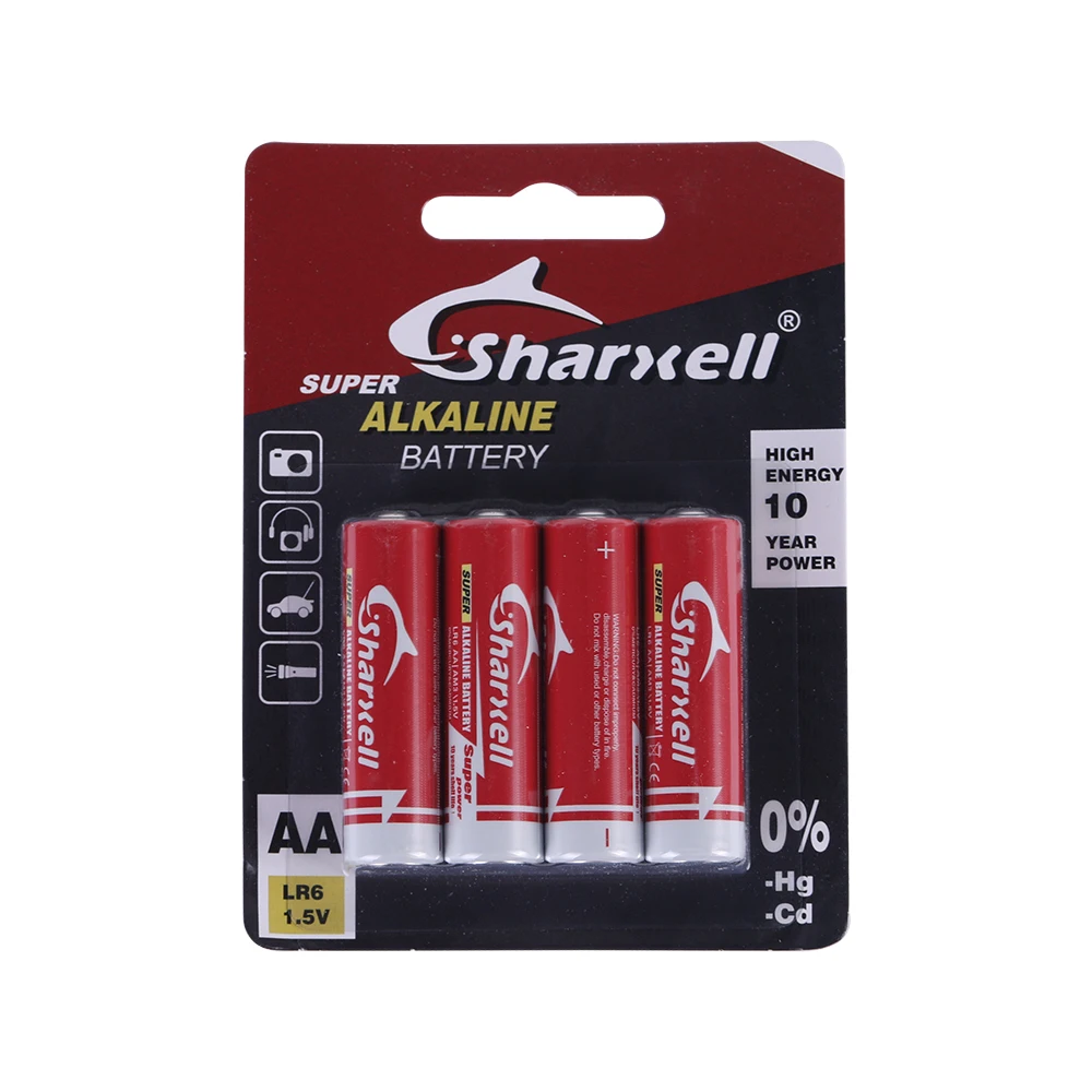 Sharxell оптовая продажа блистерные карты 15 В AM4 LR03 батарея aaa 1 5 № 7 для игрушек