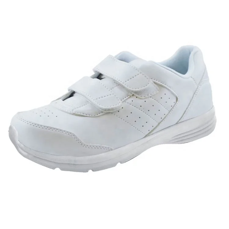 Unisex Sport Style Diabetics Shoes with KPU Upper and MD+TPR Outsole Comfortable Lace Upper Material Leather