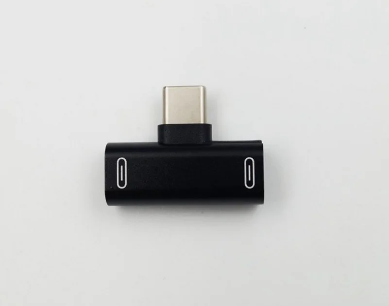 2 в 1 Тип C разветвитель адаптер Type c Музыка для зарядного устройства USB сплиттер-трансформер Samsung