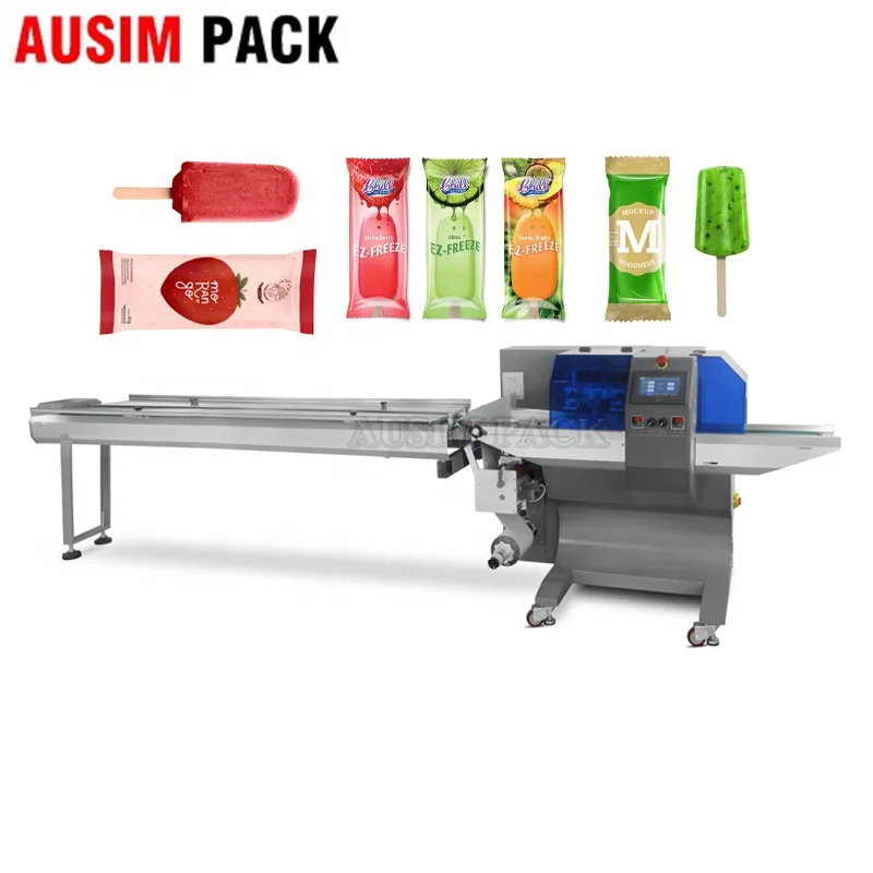 DC-250E Chips Powder Automatic Blister Horizontal Packing Machine table top feeding flow horizontal stretch wrapping machine
