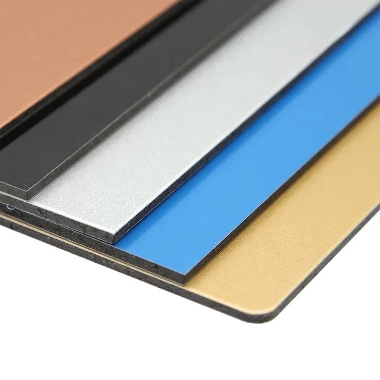 Chinese Manufacturer Modern Design PVDF PET Frosted Aluminum Composite Panel for Exterior and Interior Walls of Houses