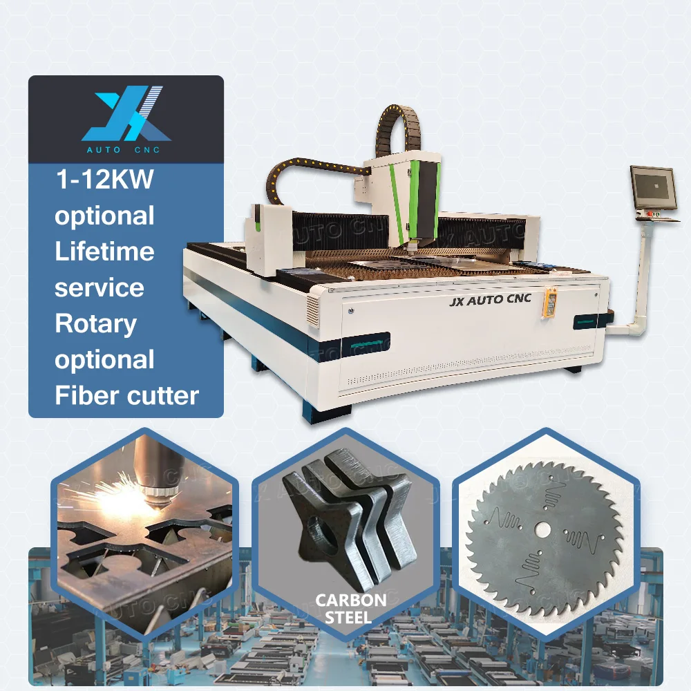 JX Fiber Laser 1000watt 2000 Watt Cutting Machine For Metal With Best Agent Price