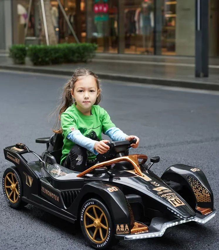 wholesale Child Electric Ride On Toy Car  for 5 9 Years Kids Go Kart Racing Vehicle Ride On Car Drift Car