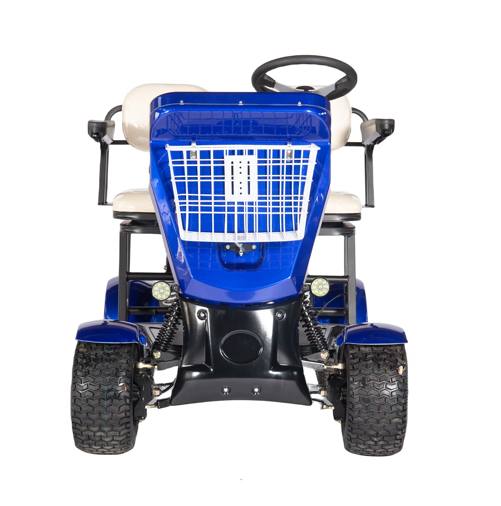 lithium battery  2 seat powerful adults four wheel fat tire electric golf scooter with golf bag holder