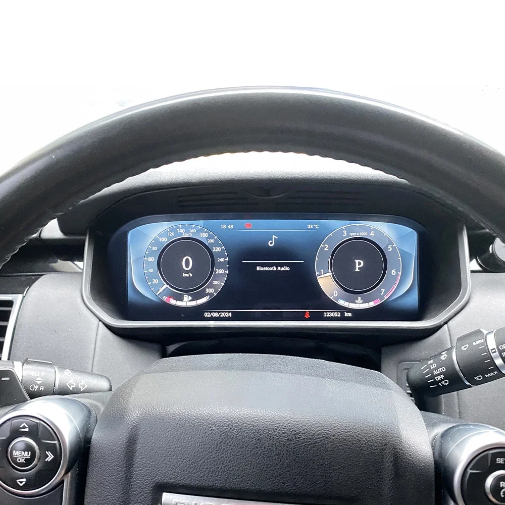 NaviHua New Design LCD Dashboard Car Accessories Upgrade Digital Cluster Auto Speedometer Instrument For Land Rover Discovery 5
