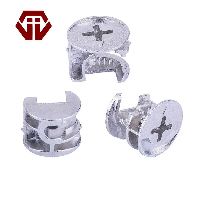 Mini Fix Cam Eccentric Connecting Fitting Dowel Nut Fitting Eccentric Wheel For Furniture