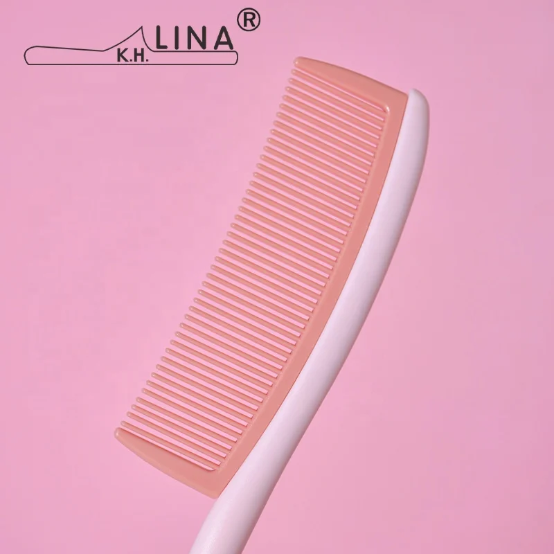 Модная Высококачественная Антистатическая ручка с узкими зубьями, пользовательская салонная целлюлозная ацетатная расческа для волос