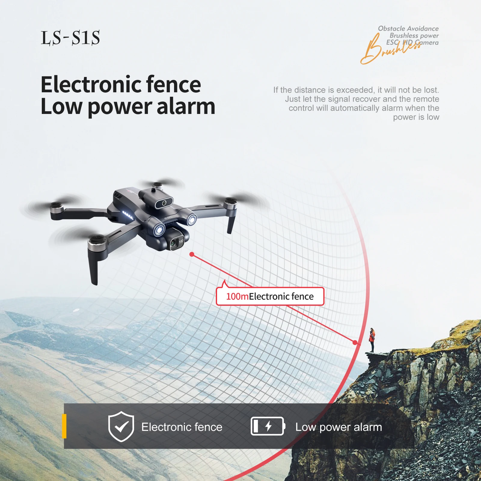 S1S GPS 5G WIFI Obstacle Avoidance Optical Flow Brushless Motor Profesional Drone 4K 6K RC drones with 4k camera and gps