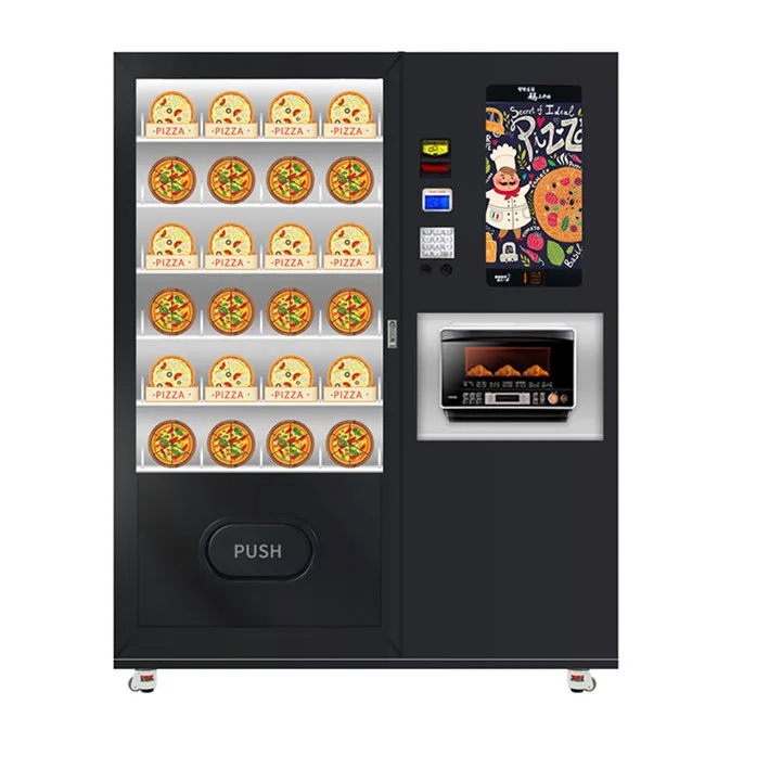 fast food pizza vending machine with wave oven custom automatic supermarket vending machines vendor