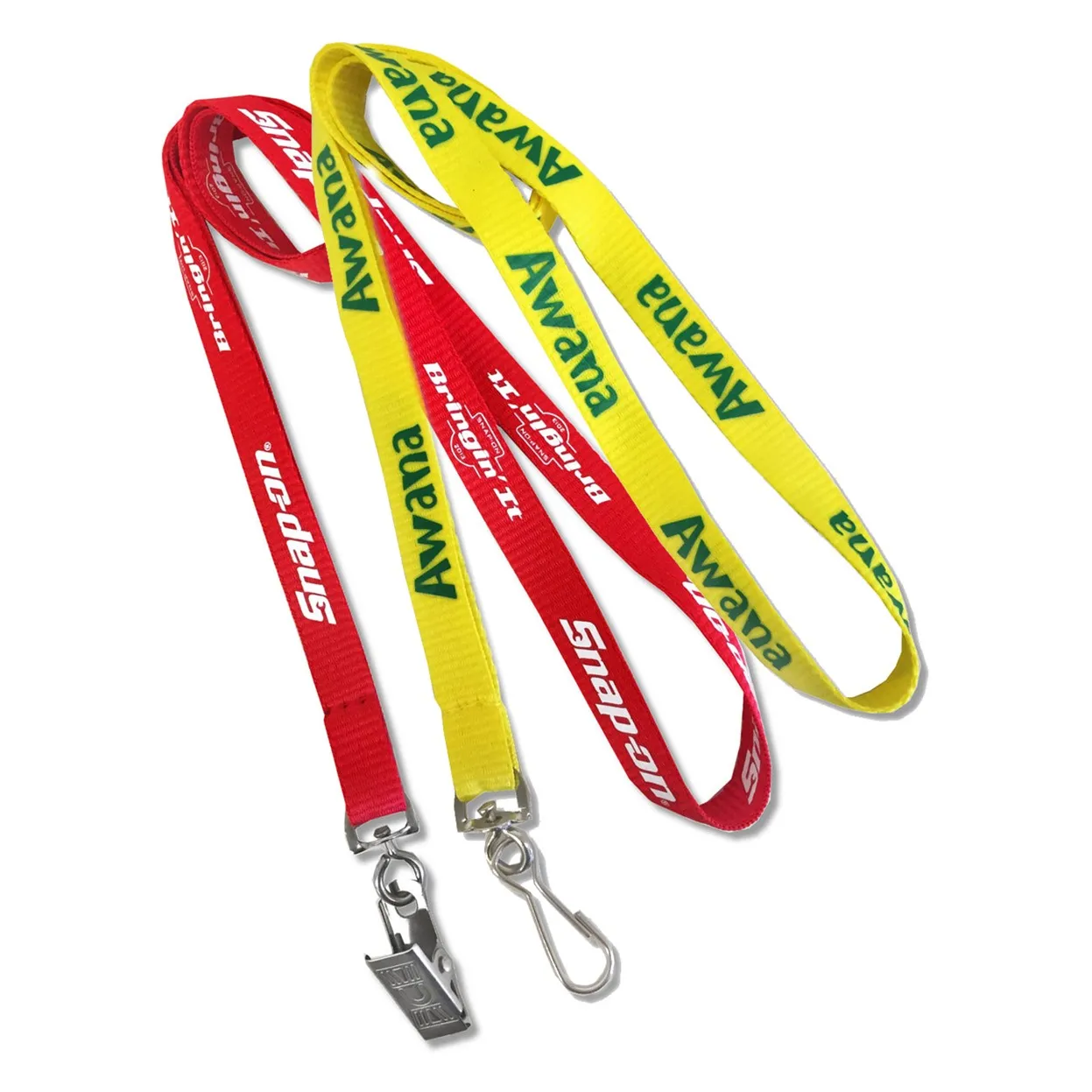 Custom Printing Neck Tool Polyester Sublimation Keychain Lanyards With Logo