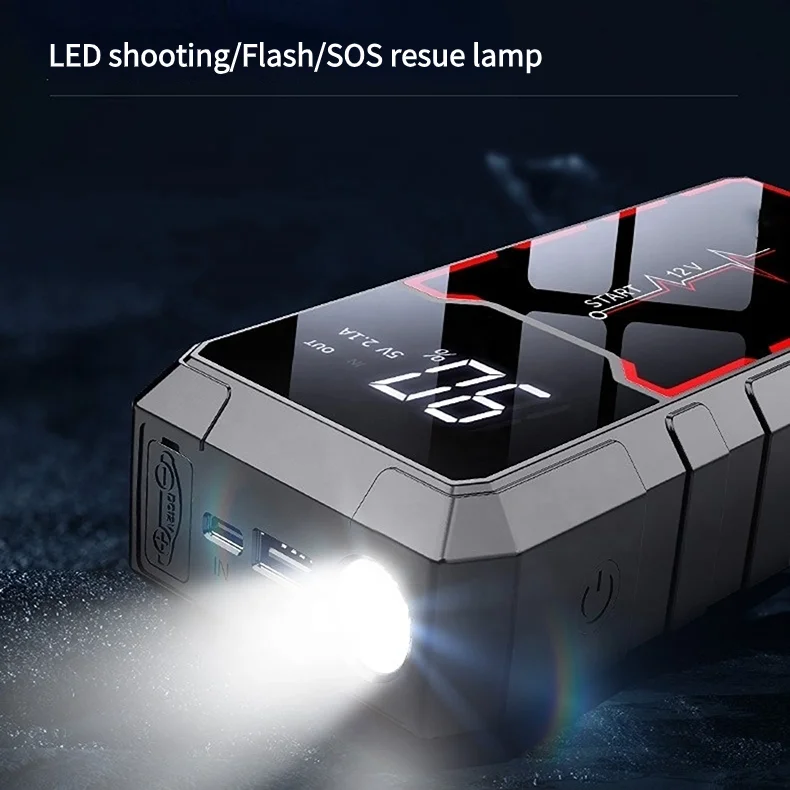 12V 29800mAh Car Jump Starter Portable Battery Charger Multi-Function 800A Jump Starter