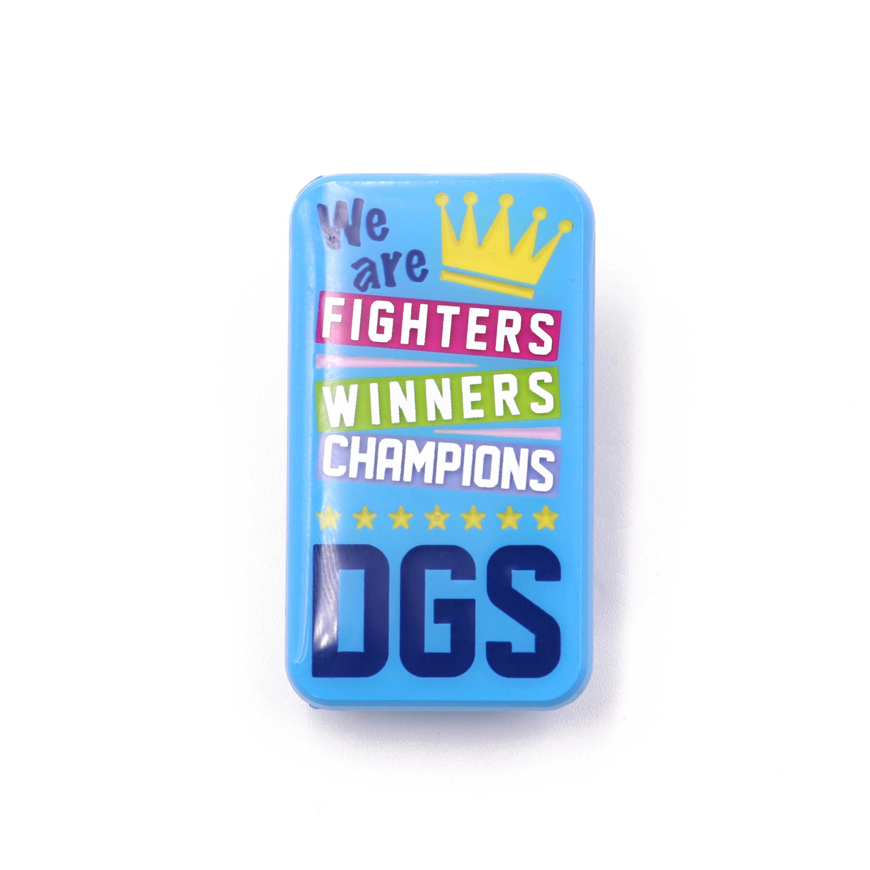 Customized Team Badge  Combination Badge Drip Adhesive UV Printing hard enamel pin badge uv print enamel pin