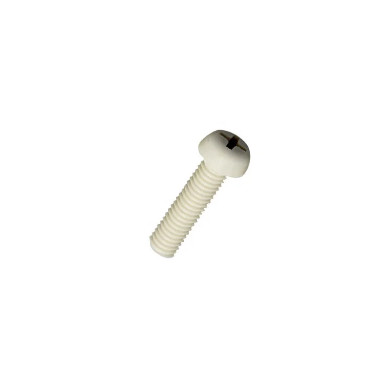 Knurled Head Plastic Screw Metric M4 Knurled Thumb Bolt, Insulated Cross Groove Plastic M4 Thread Fastening Stud