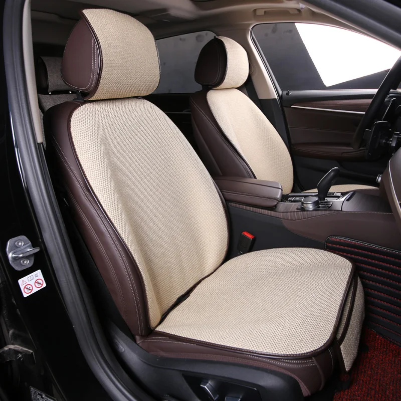 
Cheap Universal Linen Fabric Surrounded Auto Sit Cover 