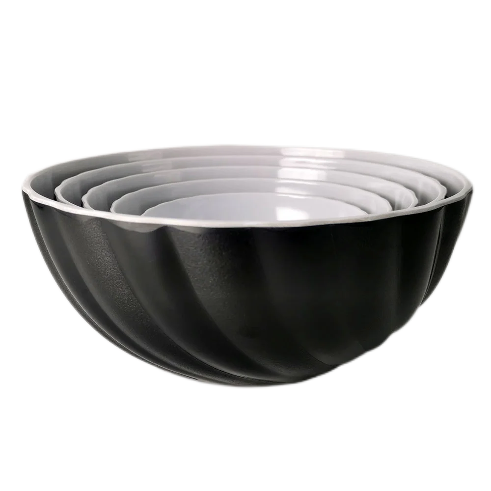 BPA free fruit or salad set of 5 pieces  melamine salad bowl set