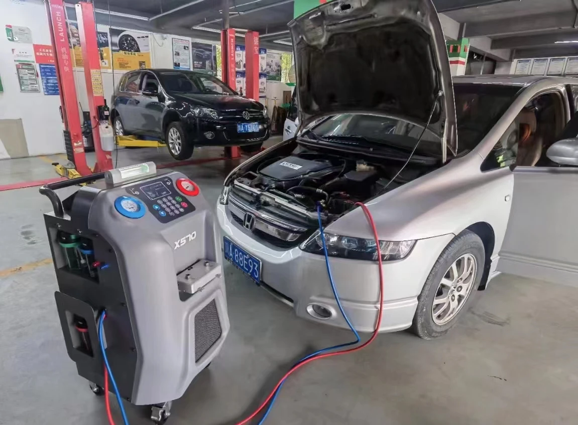 R134a Automatic Air Conditioner System Refrigerant Recovery Machine