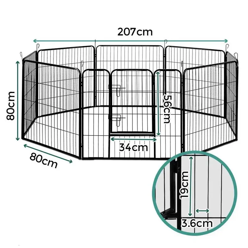 cheap pet cage chenil cour classic indoor large wire dog enclosure, DIY Metal Portable Small Pet Cat Dog Exercise Fence