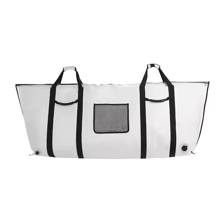 Hot sale Two-layer Fish Bag Cooler PVC Insulated Fishing Bags