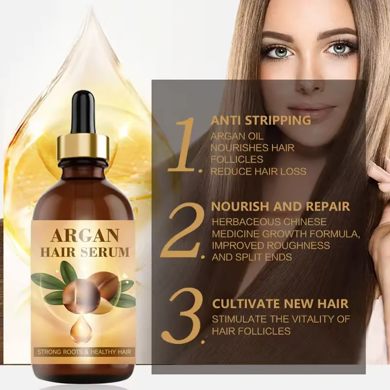 Organic Avocado Argan Oil Keratin Collagen Women Men Hair Care Products anti hair loss Moroccan Oil Shampoo
