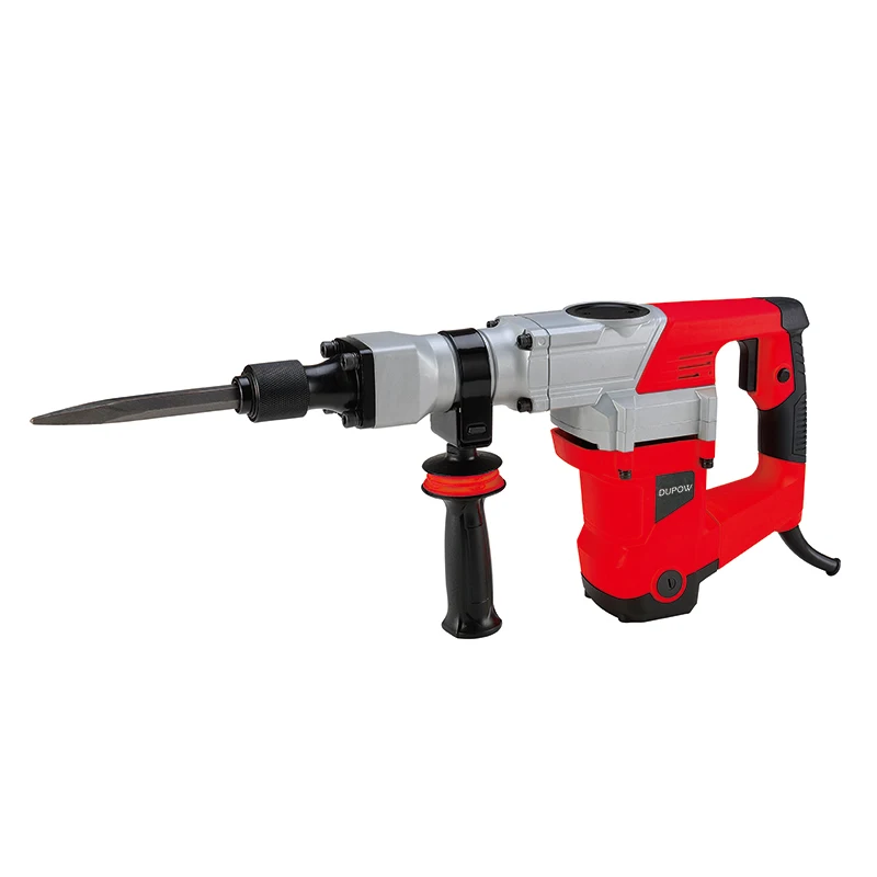 A Jack Hammer 220V Heavy Duty 2200W Demolition Hammer Breaker AVS System 78J Impact Energy Jack Hammer Soft Working